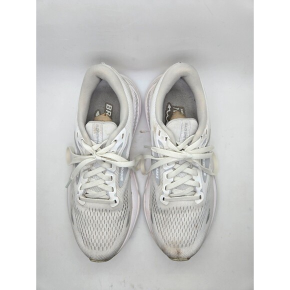 Brooks Adrenaline GTS 23 Shoes Women's 6.5 B White Running Athletic Gym Sneakers - Picture 3 of 8